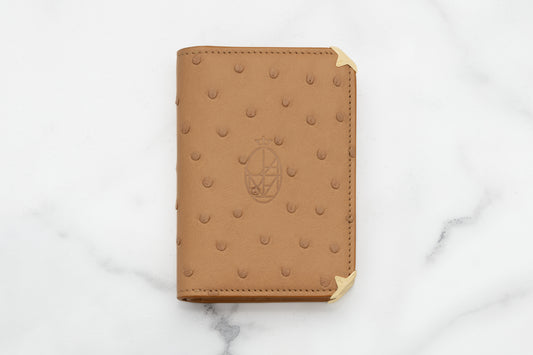 ELSTON TRIFOLD WALLET - OSTRICH