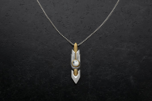 NATRONA NECKLACE - ELECTRUM